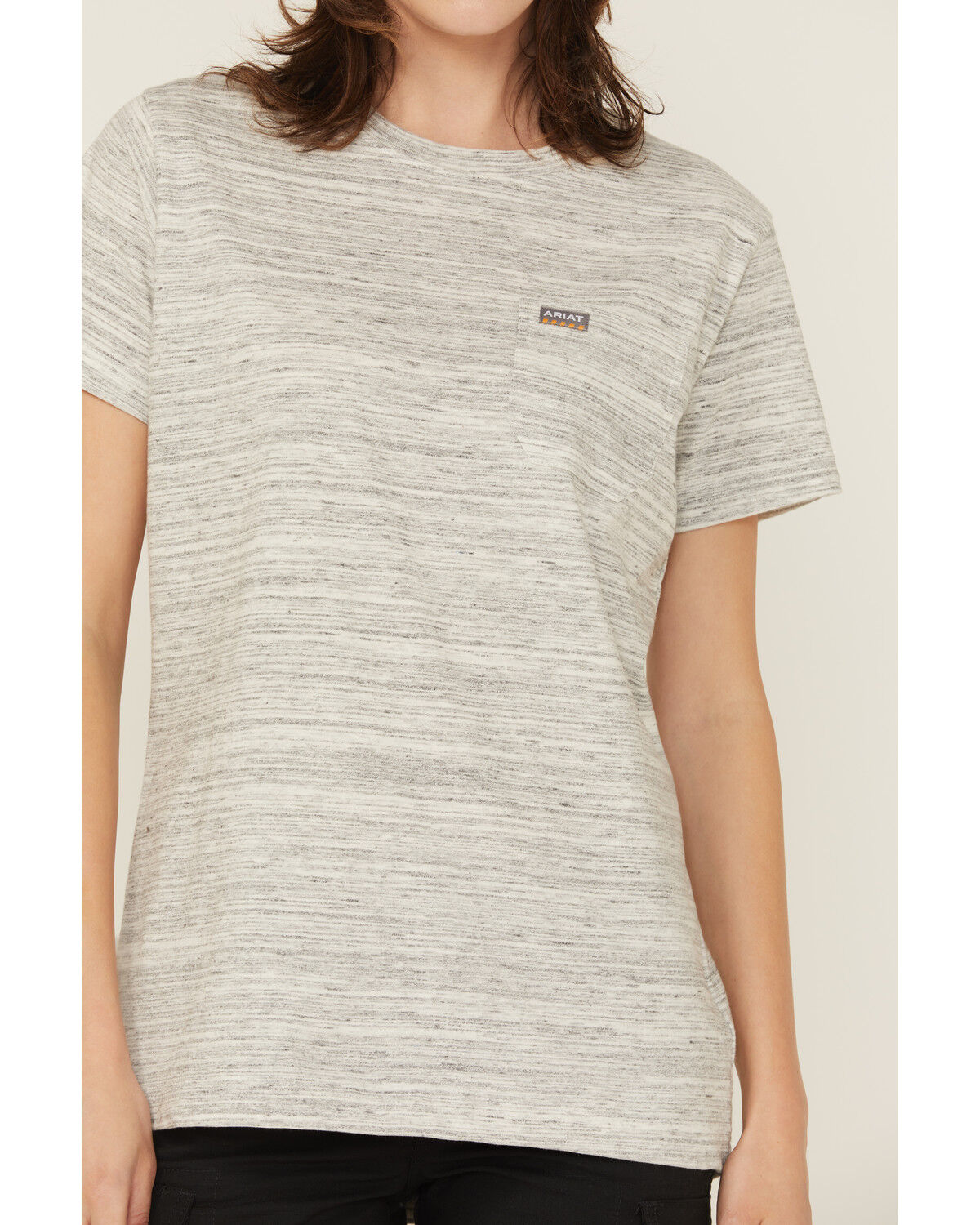 Ariat Women's Rebar Cotton Strong Space Dyed Short Sleeve Work Tee