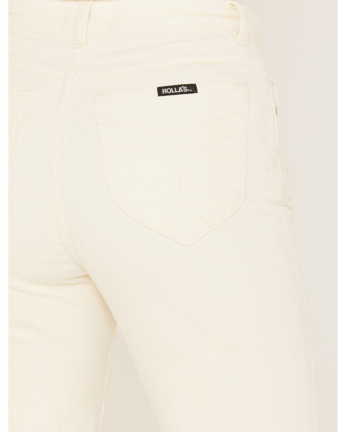 Rolla's Women's Low Rise Wale Chord Straight Leg Original Jeans