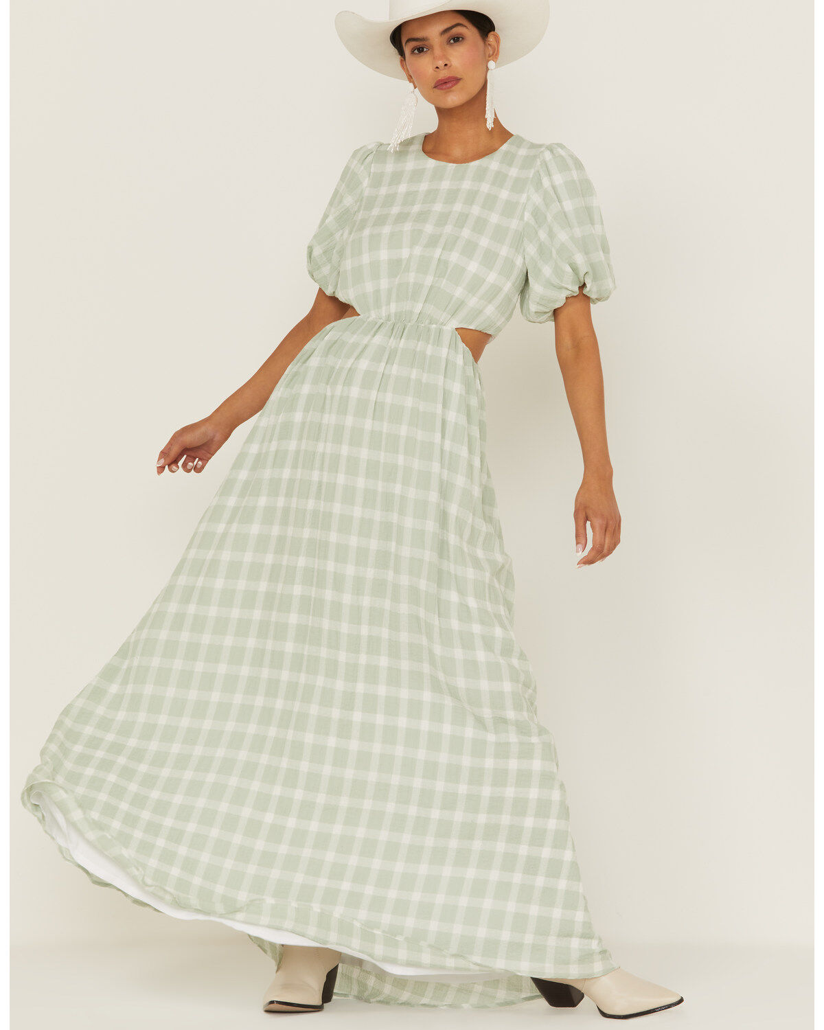 Show Me Your Mumu Women's Eloise Plaid Maxi Dress