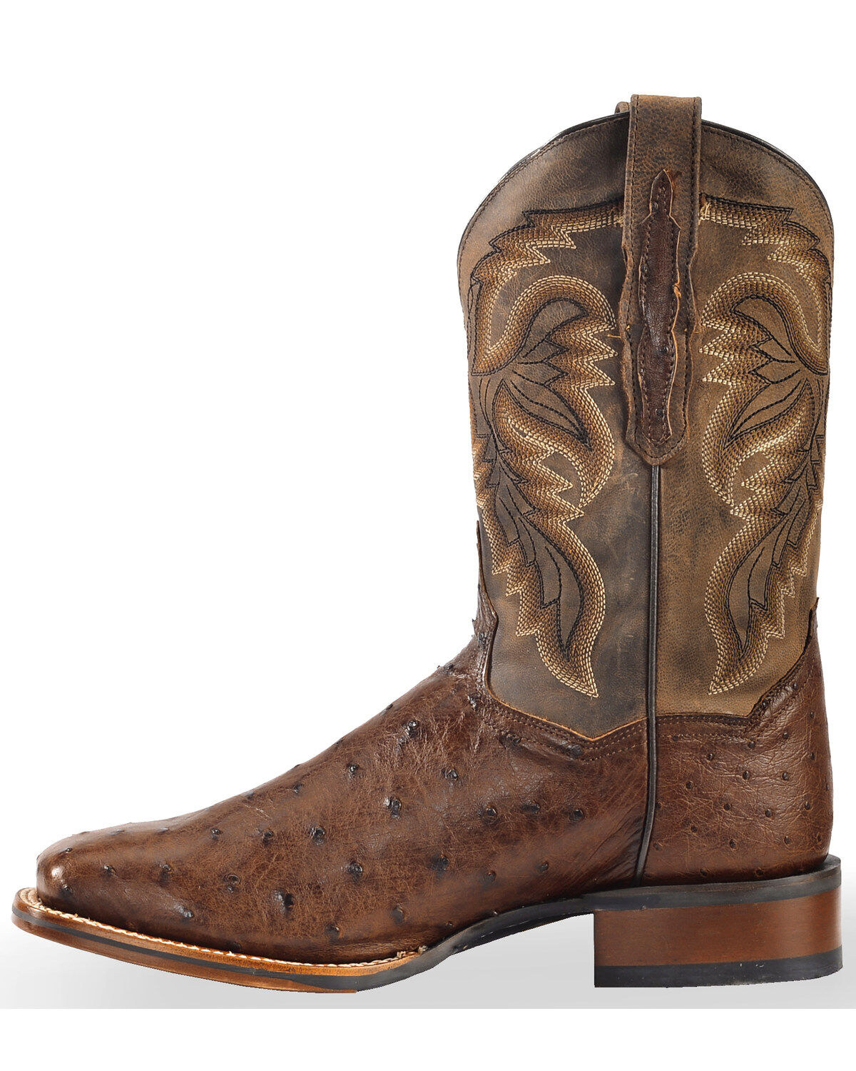 Dan Post Men's Alamosa Exotic Ostrich Cowboy Certified Boots