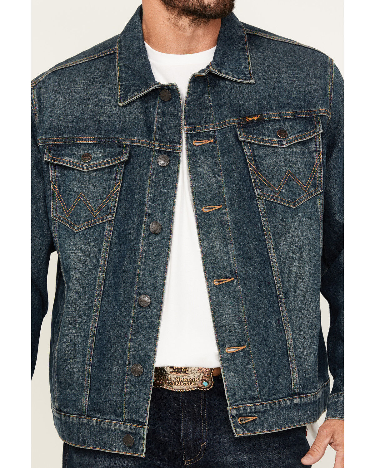 Wrangler Retro Men's Unlined Medium Wash Denim Jacket