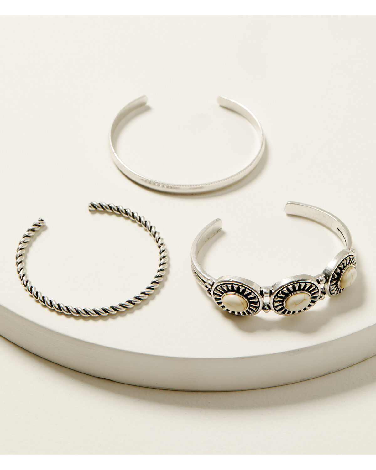 Shyanne Women's Cuff Bracelet Set - 3 Piece