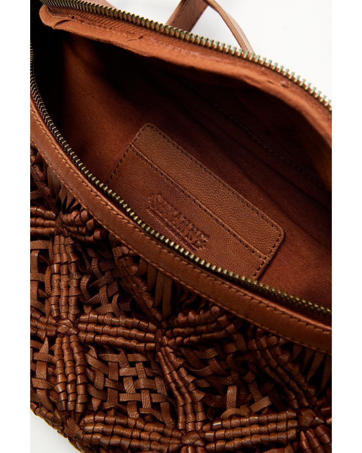 Shyanne Women's Western Heritage Woven Leather Sling Bag