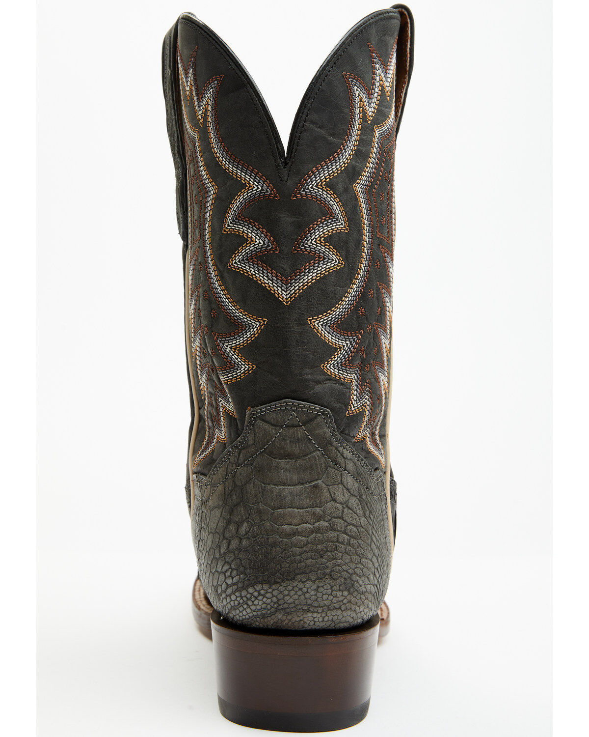 Dan Post Men's 11" Exotic Ostrich Leg Western Boots - Square Toe