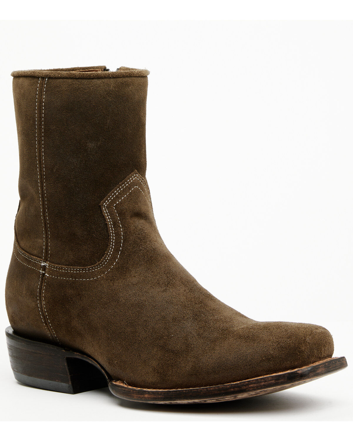 Moonshine Spirit Men's Pancho 8" Roughout Western Boots - Square Toe