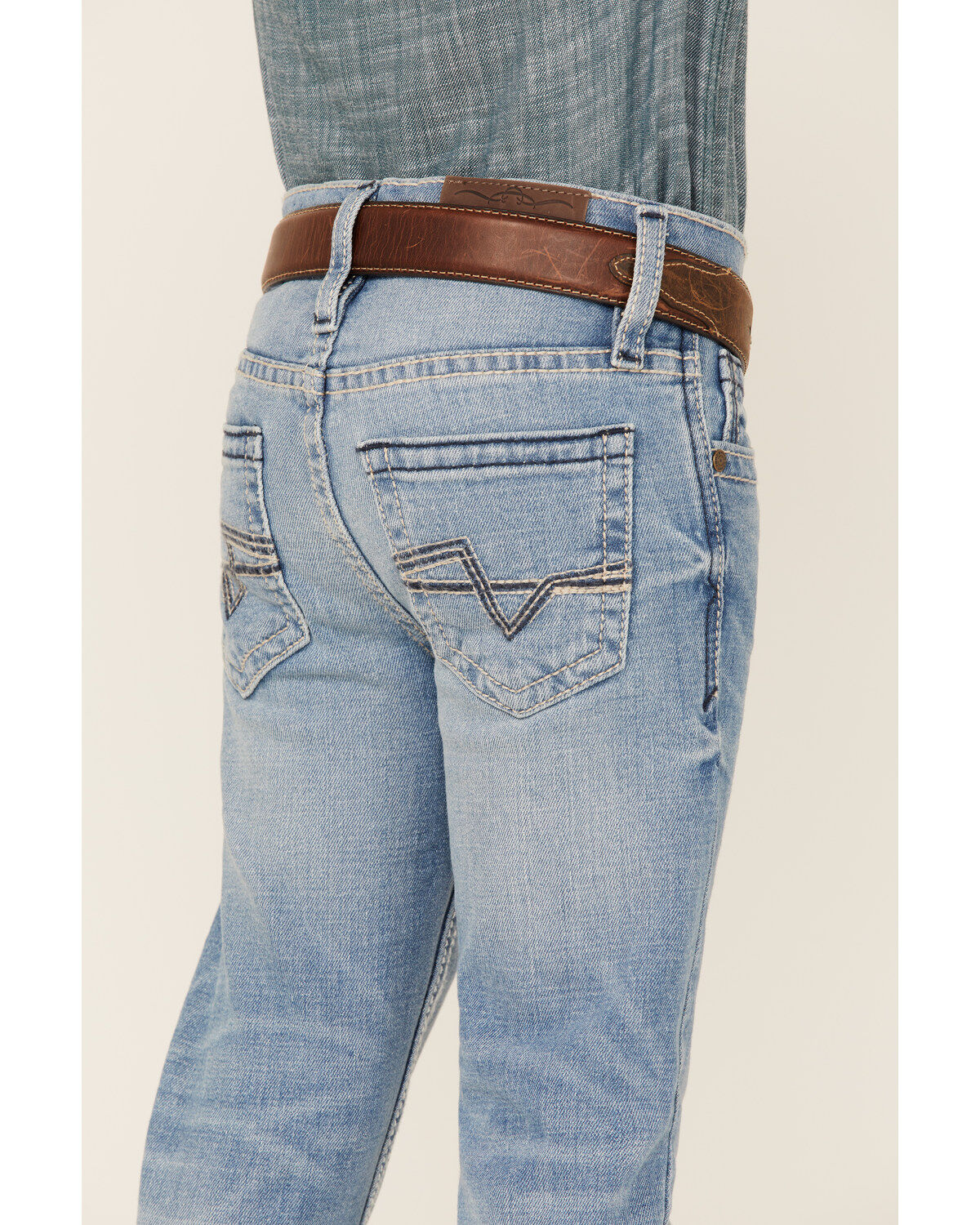 Cody James Little Boys' Flint Light Wash Stretch Slim Straight Jeans - Sizes 4-8