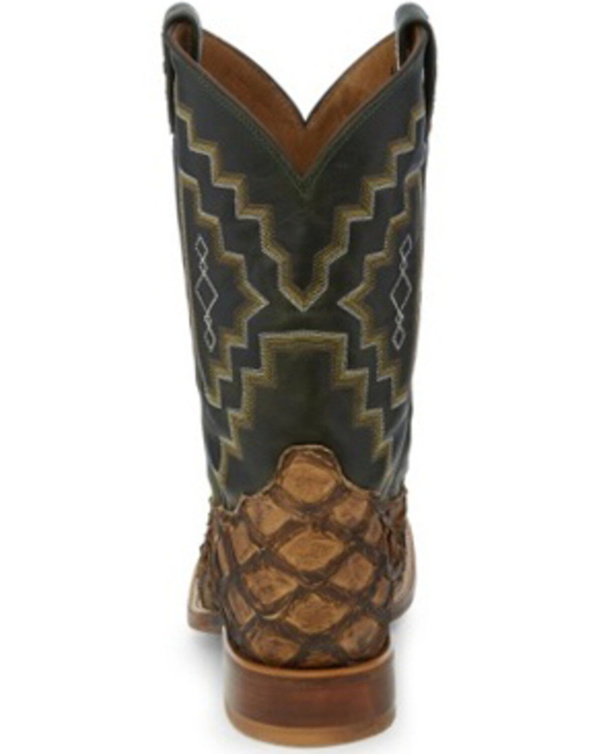 Tony Lama Men's Leviathan Chocolate Western Boots - Square Toe