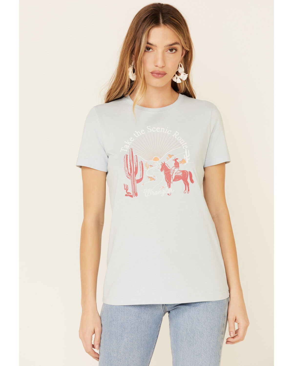 Wrangler Women's Take The Scenic Route Graphic Tee