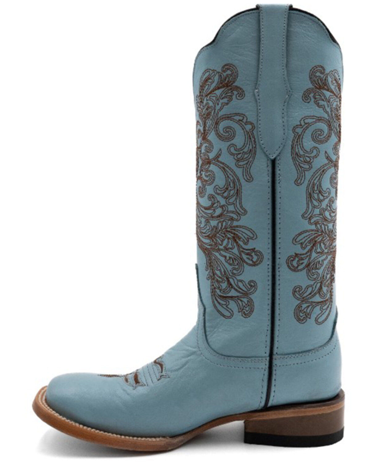 Ferrini Women's Ella Cross Western Boots - Broad Square Toe