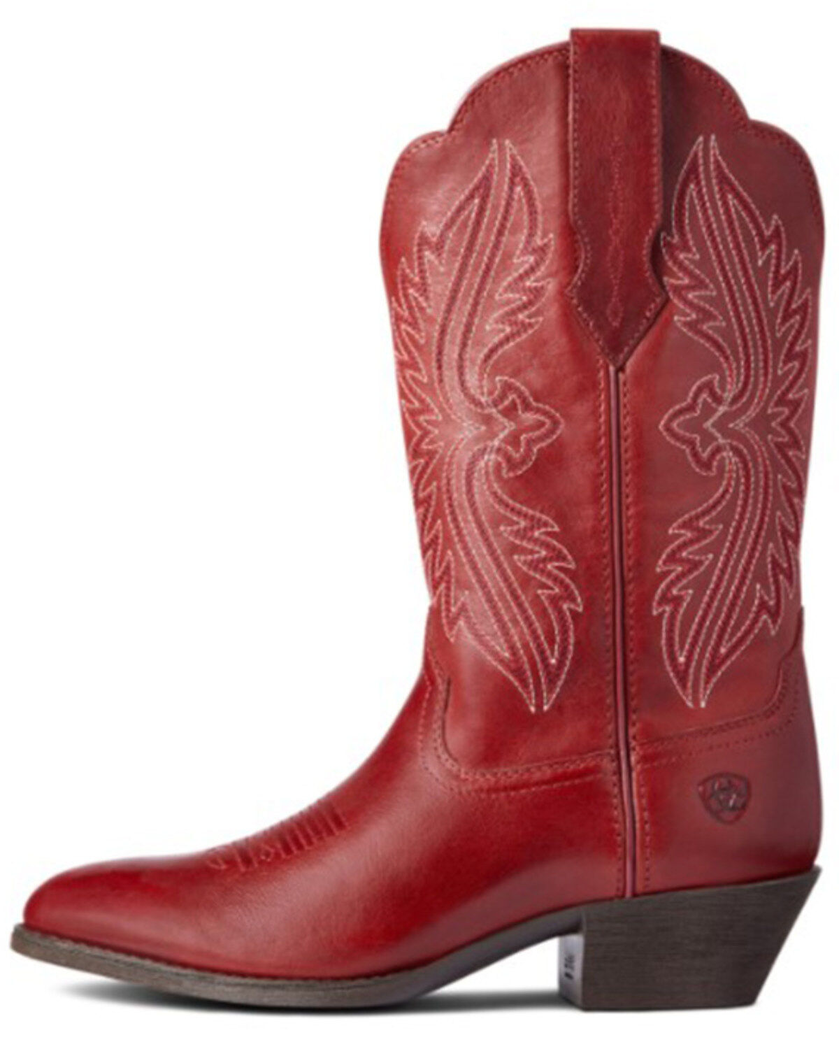 Ariat Women's Rosy Red Heritage R Toe Stretch Fit Full-Grain Western Boot - Round Toe