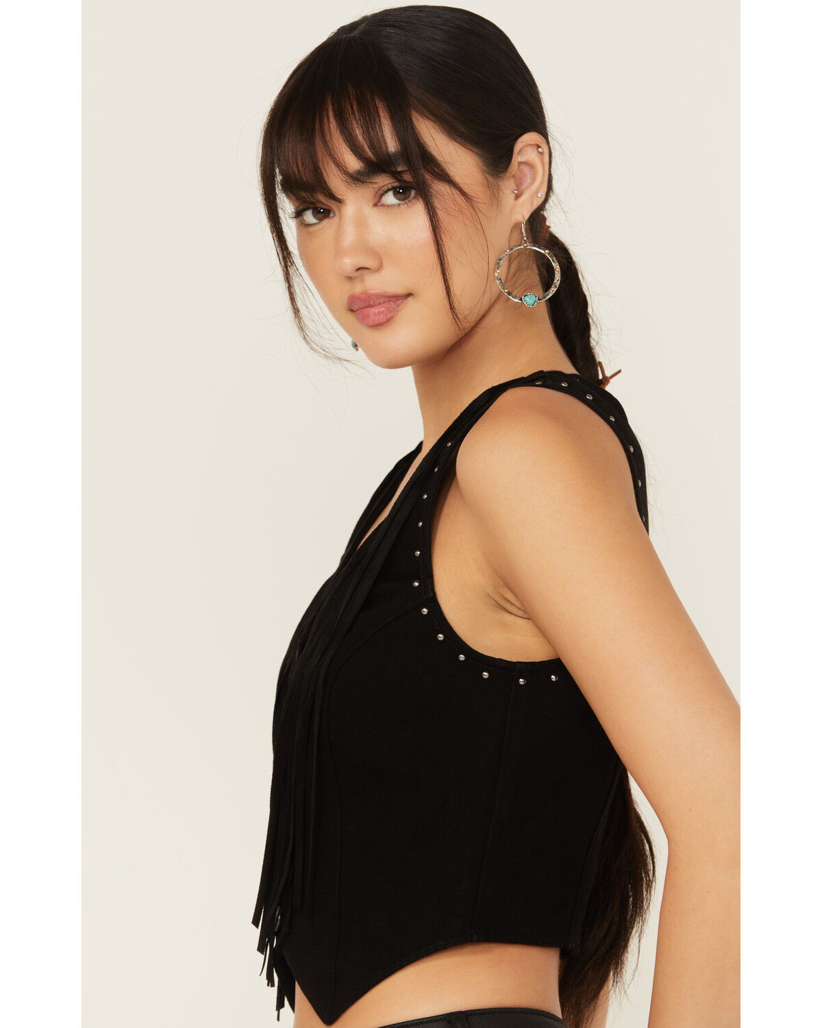 Idyllwind Women's Fringe Denim Bustier