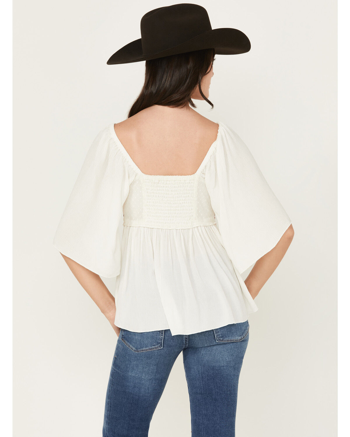 Shyanne Women's Embroidered Crinkle Tunic