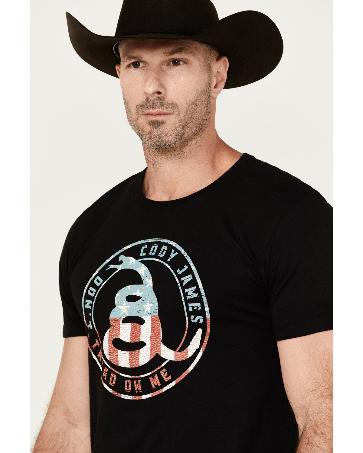 Cody James Men's Snake Circle Short Sleeve Graphic T-Shirt