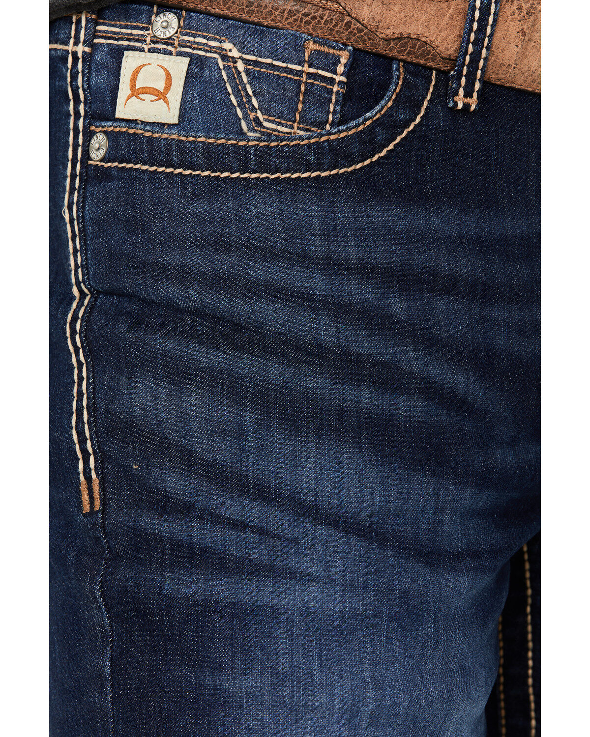 Cinch Men's Ian Dark Wash Slim Bootcut Performance Stretch Denim Jeans