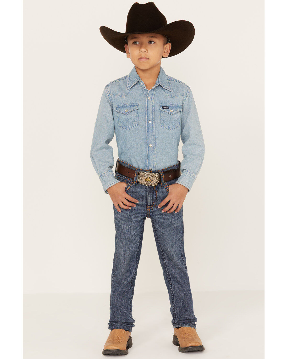 Cody James Little Boys' Dark Wash Slim Straight Equalizer Jeans