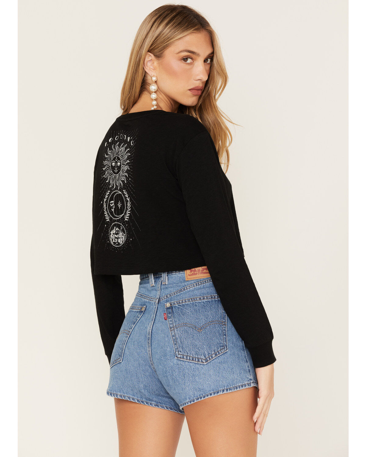 Shyanne Women's Celestial Long Sleeve Graphic Tee