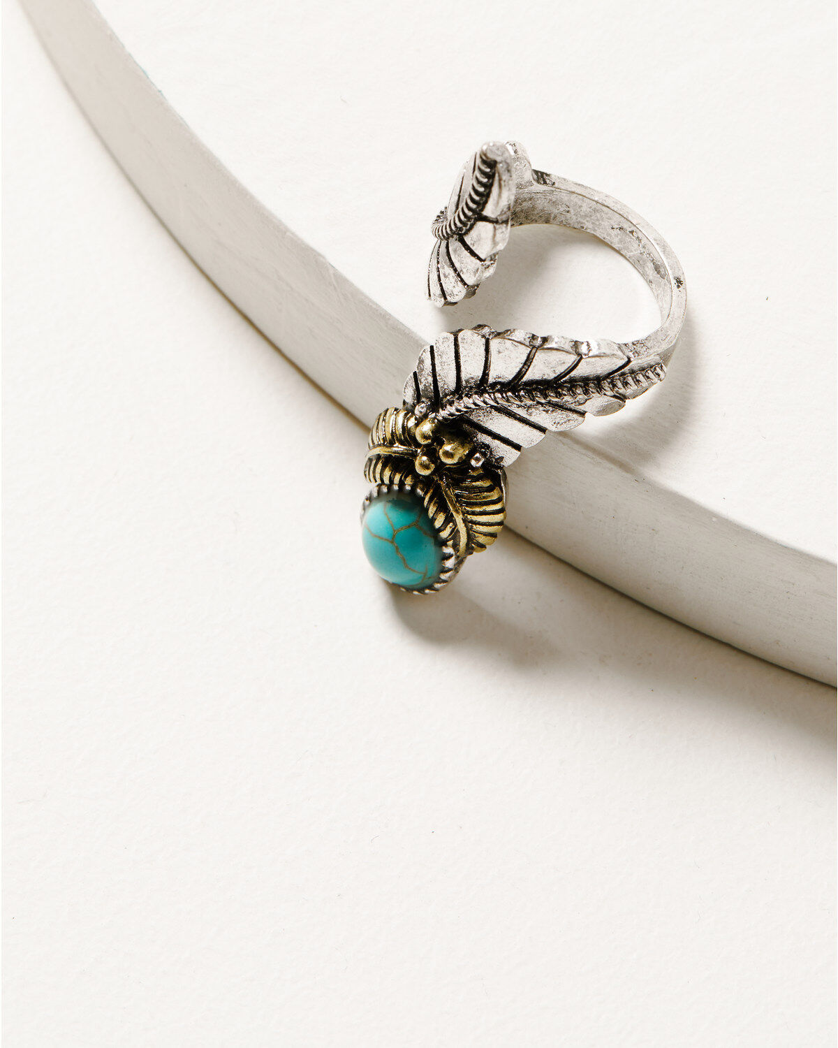 Shyanne Women's Wild Blossom Feather Ring