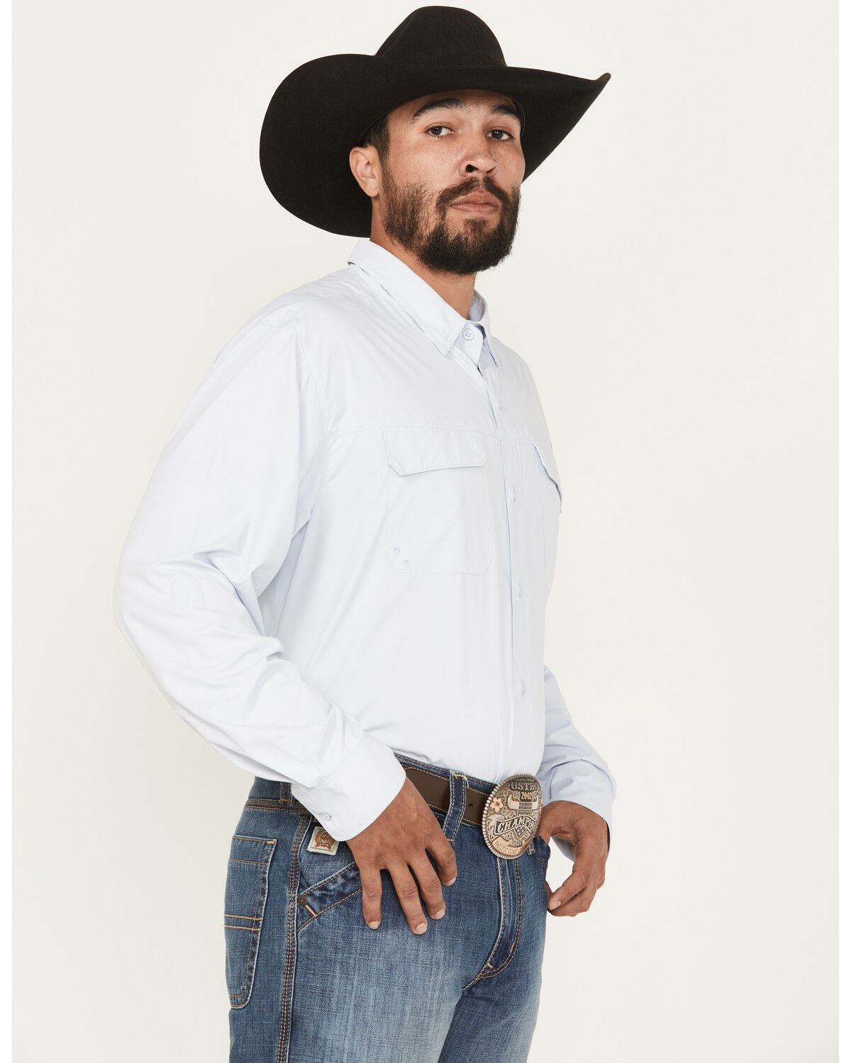 Ariat Men's VenTek Outbound Solid Long Sleeve Button-Down Western Shirt - Tall