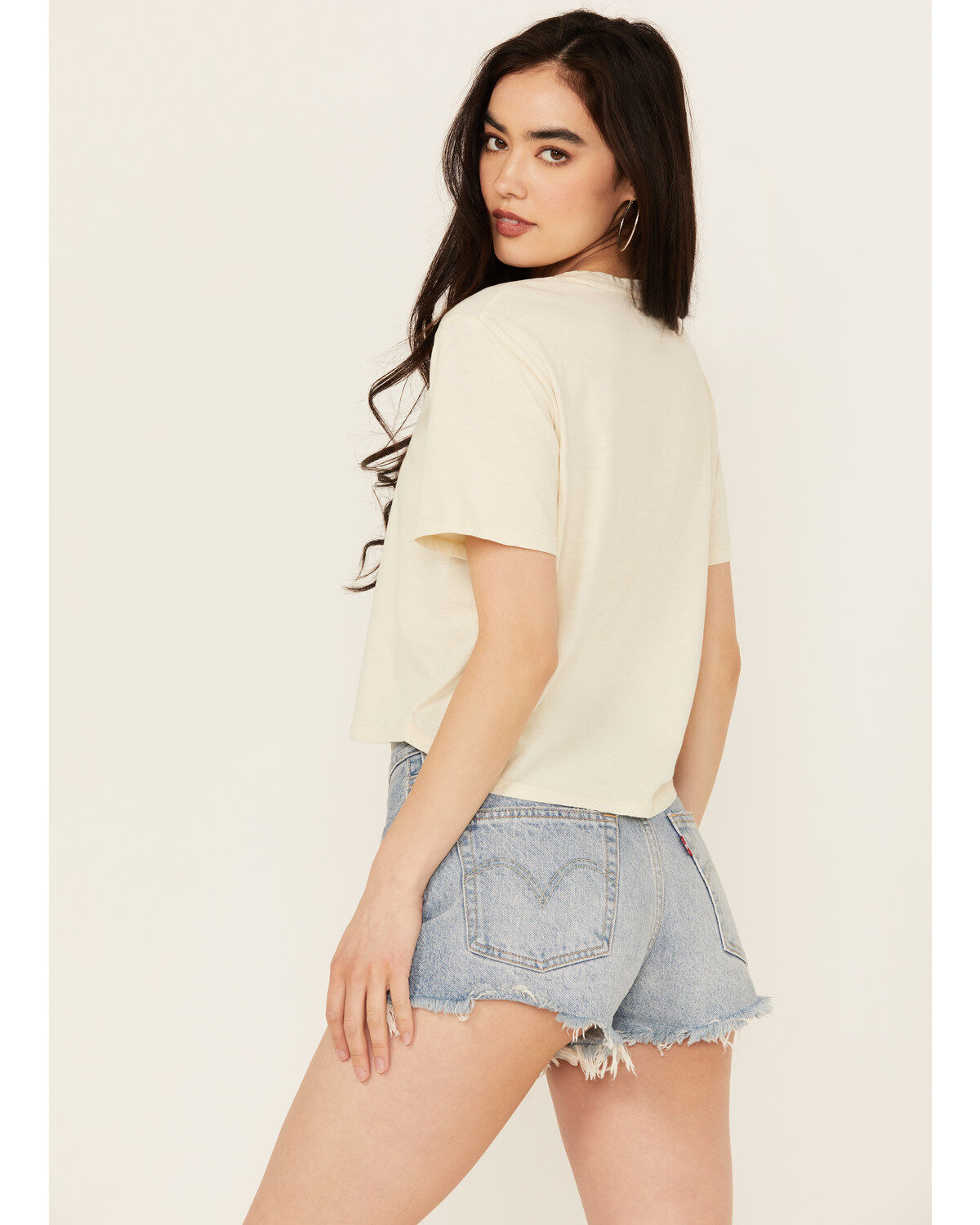 Rock & Roll Denim Women's Studded Star Short Sleeve Graphic Tee