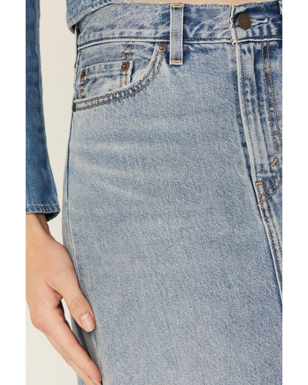 Levi's Premium Women's Ankle Column Denim Skirt