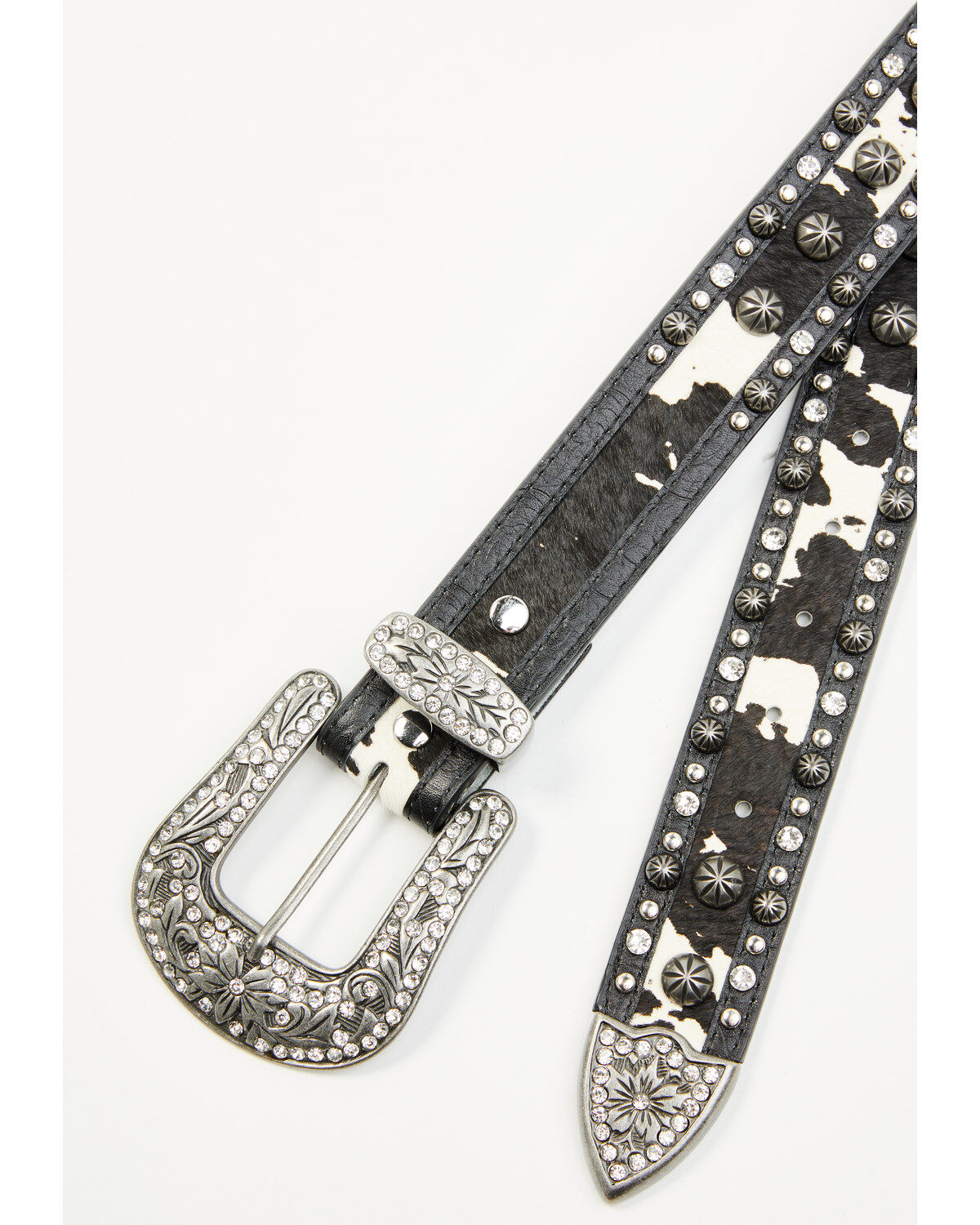 Shyanne Women's Cowhide Underlay Studded Belt