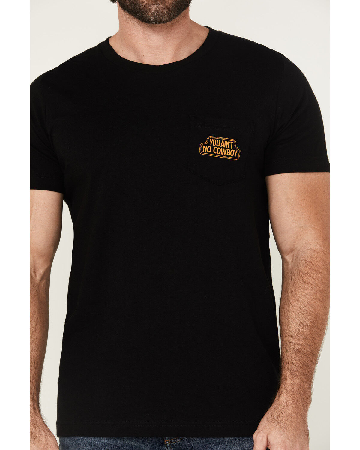 Rodeo Time Men's You Ain't No Cowboy Short Sleeve Graphic T-Shirt