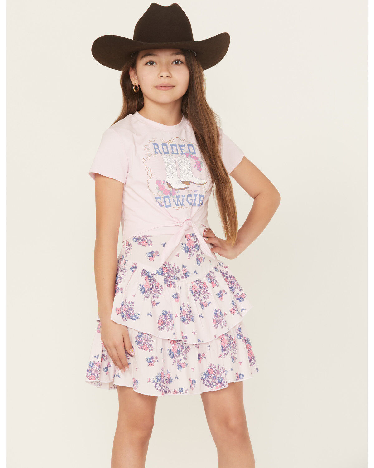 Sugar California Girls' T-Shirt Skirt Set - 2 Piece