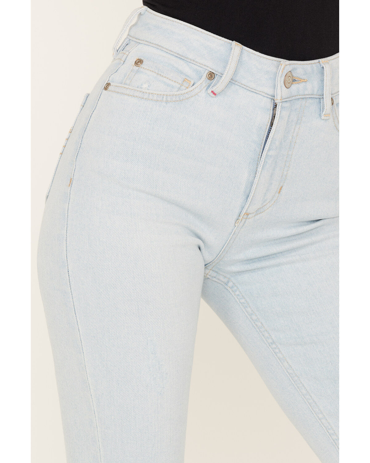 Idyllwind Women's Light Wash West Avenue High Risin Distressed Flare Jeans