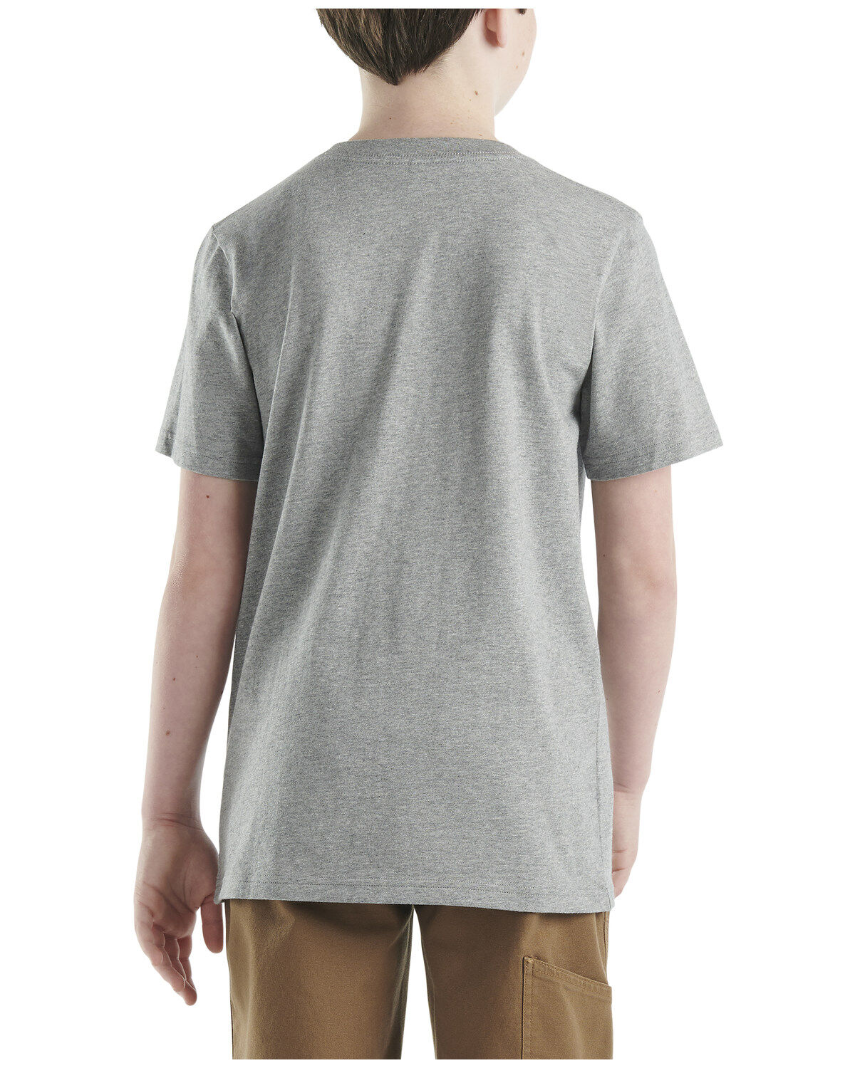 Carhartt Little Boys' Short Sleeve Logo Pocket T-Shirt