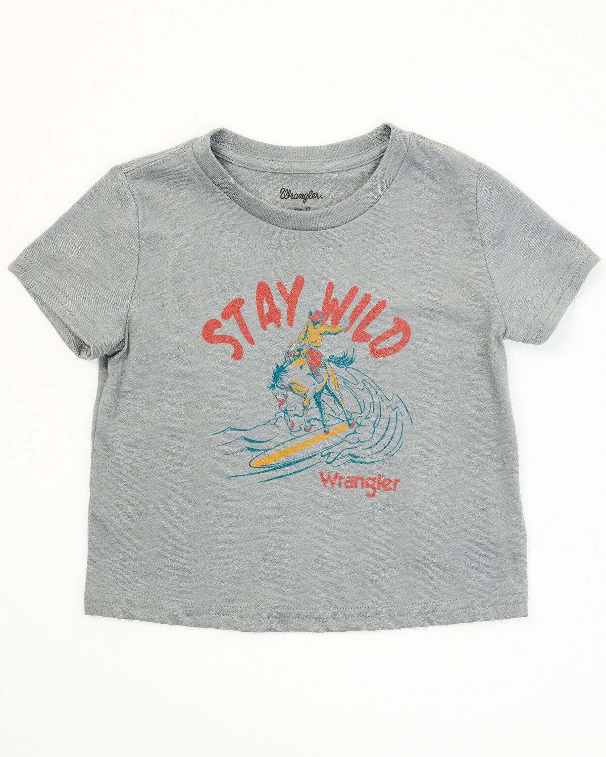 Wrangler Toddler Boys' Stay Wild Short Sleeve Graphic T-Shirt