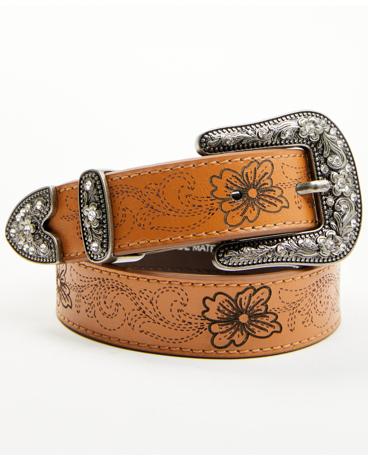 Shyanne Girls' Maple Floral Bling Belt