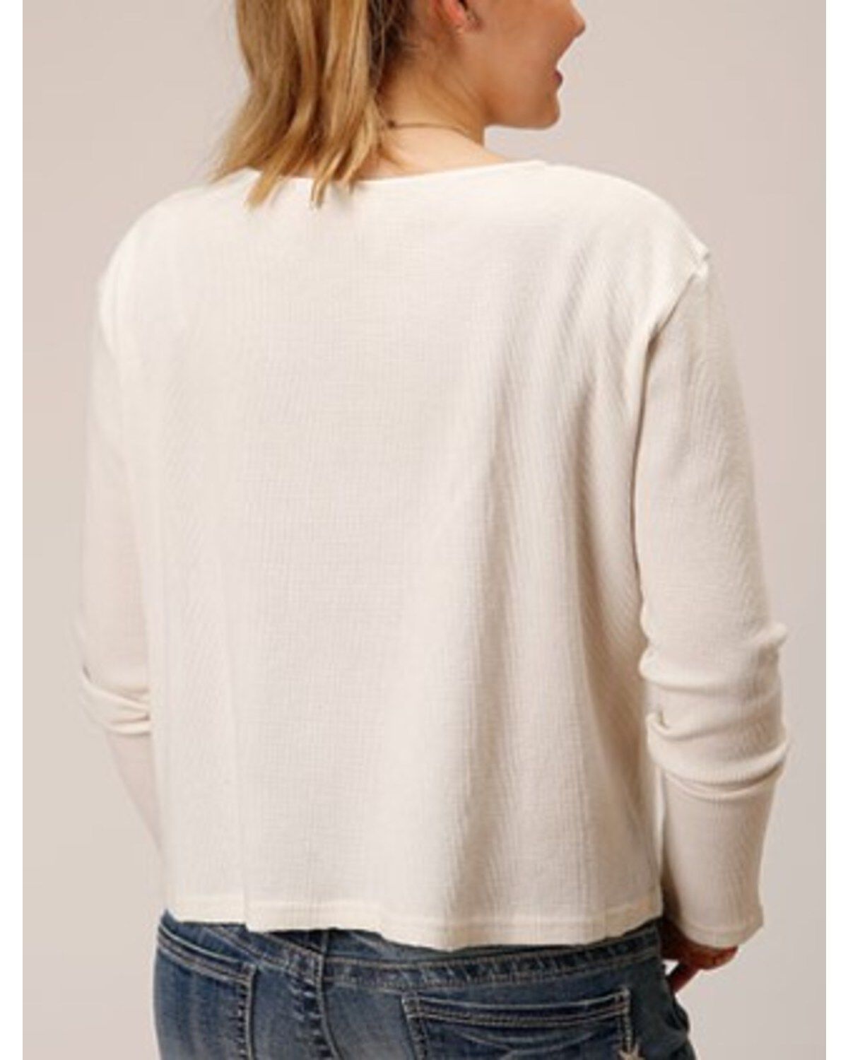 Roper Women's Waffle-Slub Knit Top