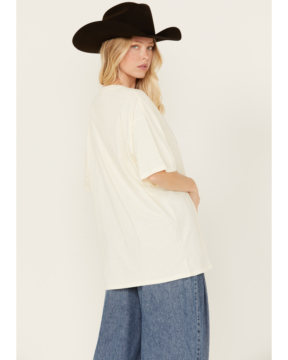 Rock & Roll Denim Women's Embellished City Names Short Sleeve Graphic Tee