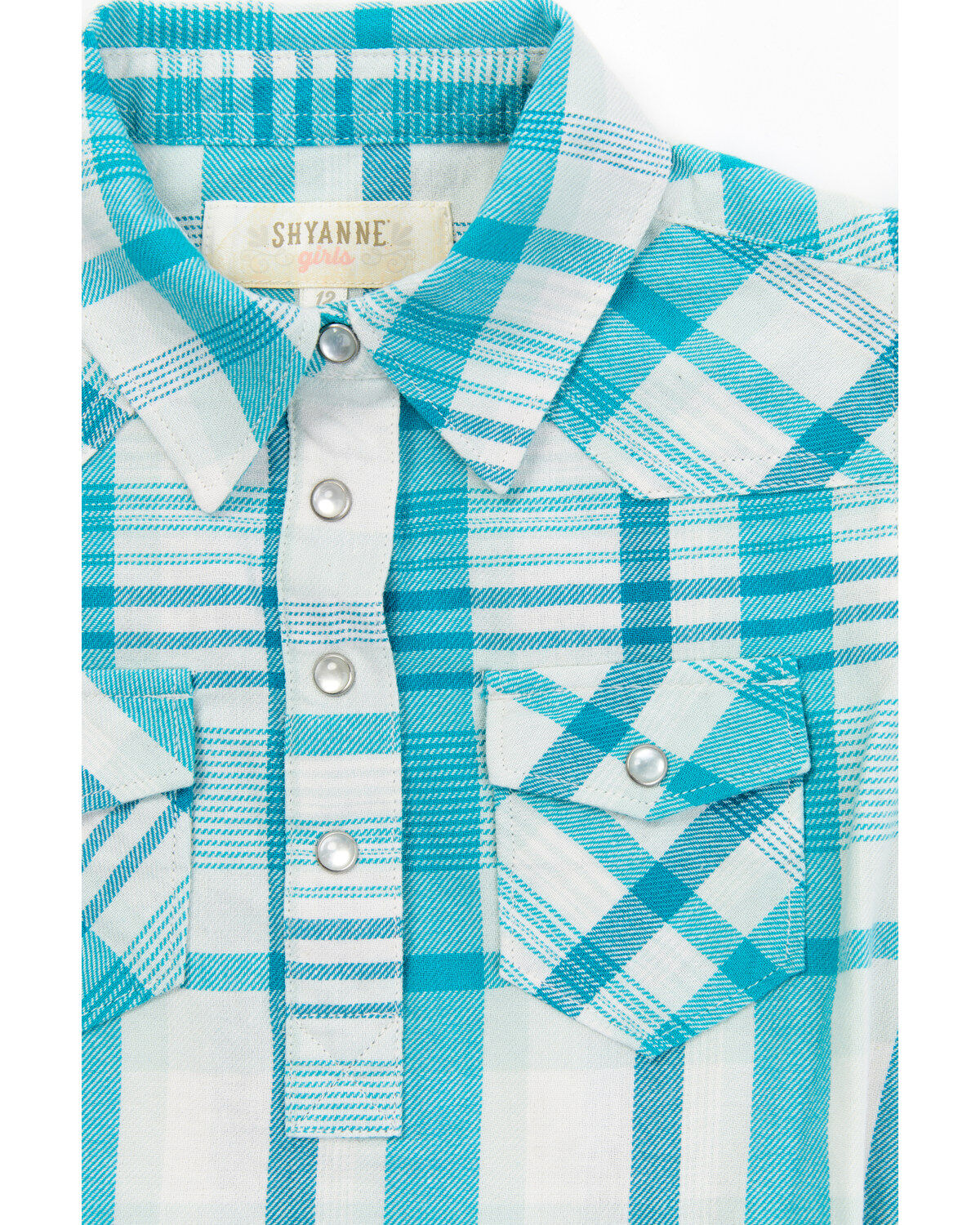 Shyanne Infant Girls' Short Sleeve Plaid Print Onesie
