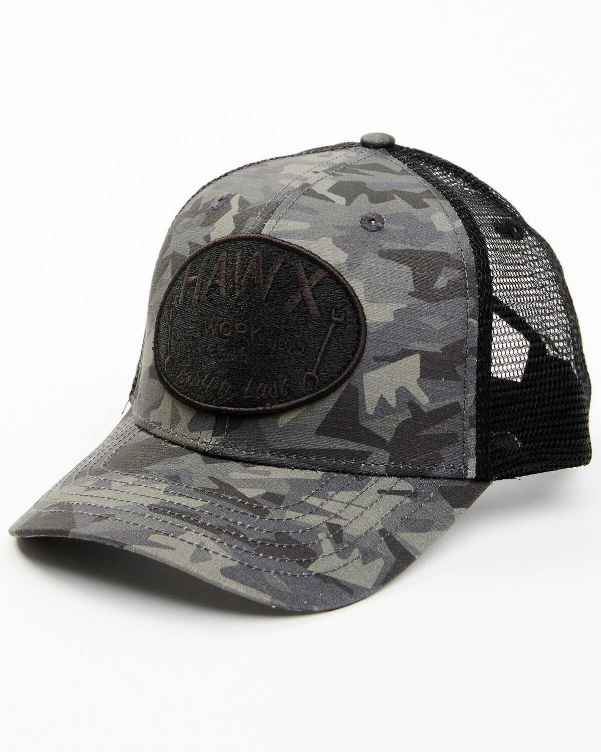 Hawx Men's Camo Print Oval Patch Ball Cap