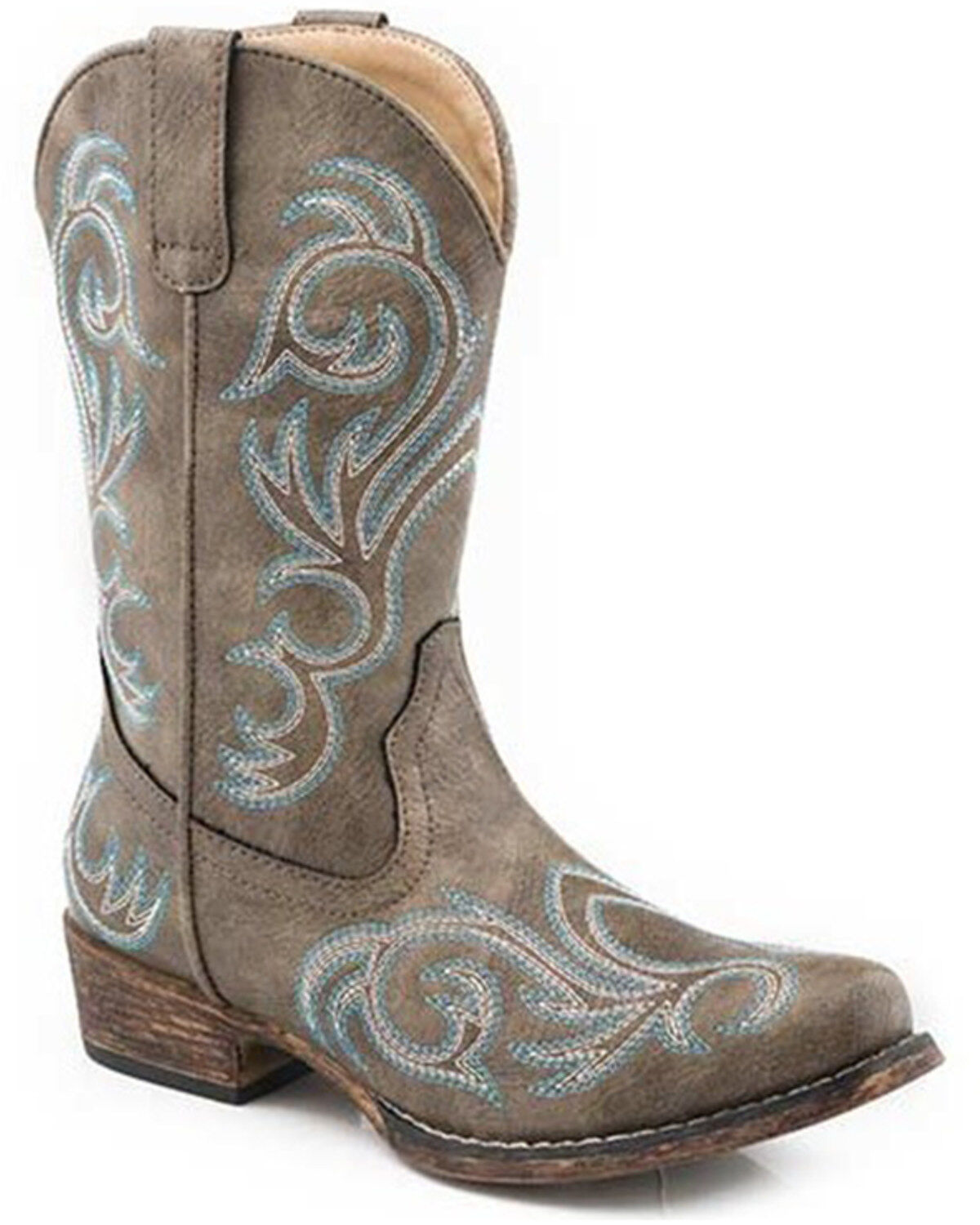 Roper Little Girls' Riley Western Boots - Snip Toe