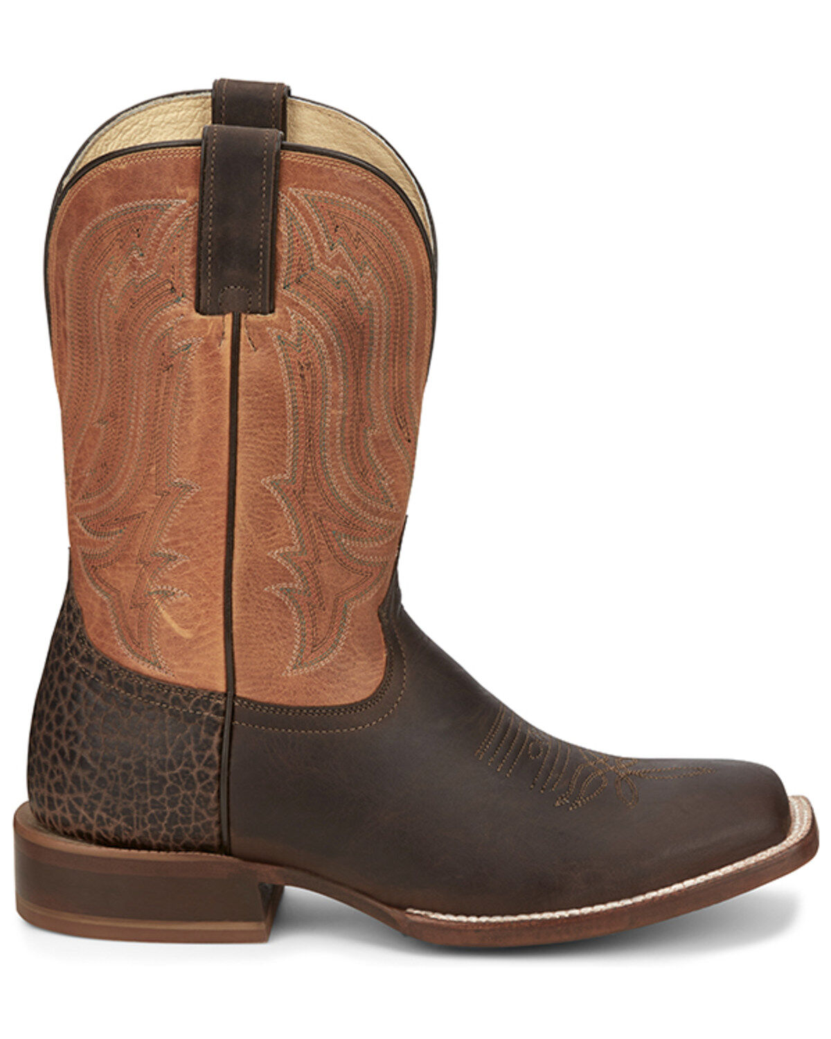 Tony Lama Men's Arena Asher Western Boots - Broad Square Toe