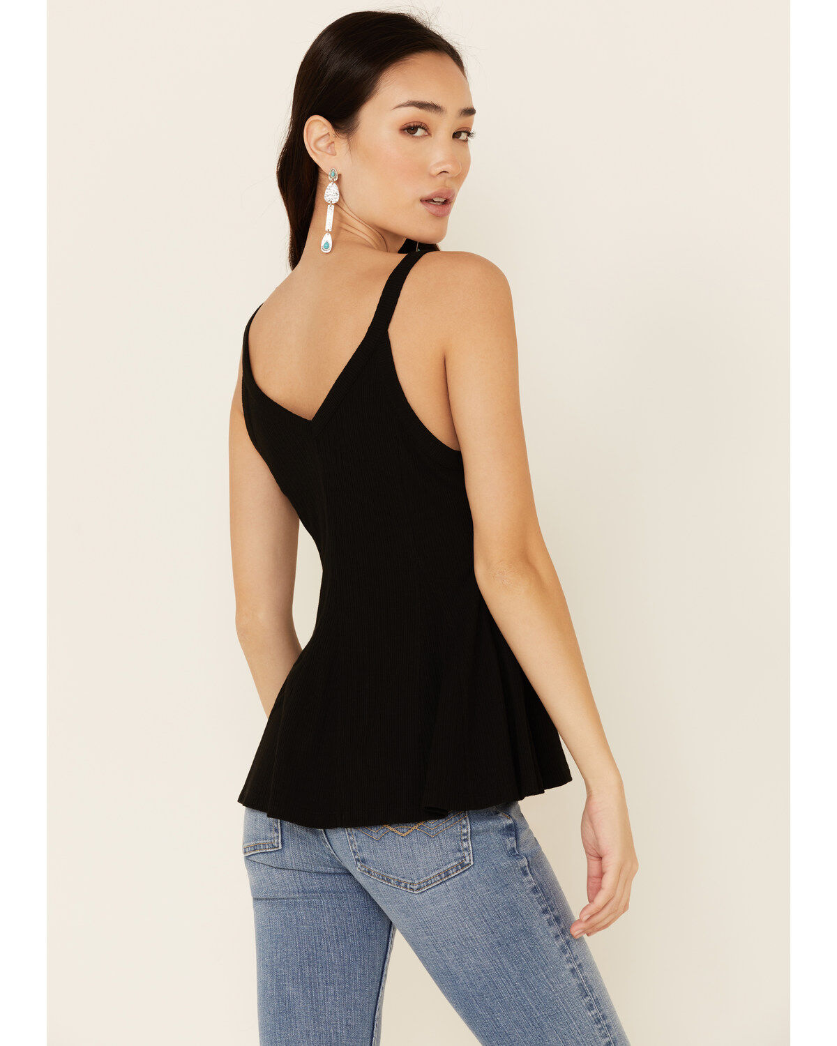 Idyllwind Women's Godet Rib Knit Tank Top