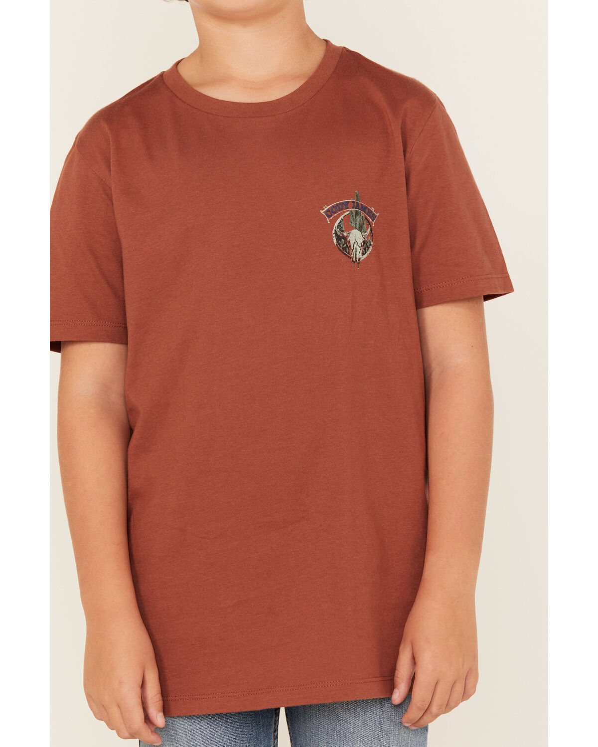 Cody James Boys' Steer Head Short Sleeve Graphic T-Shirt