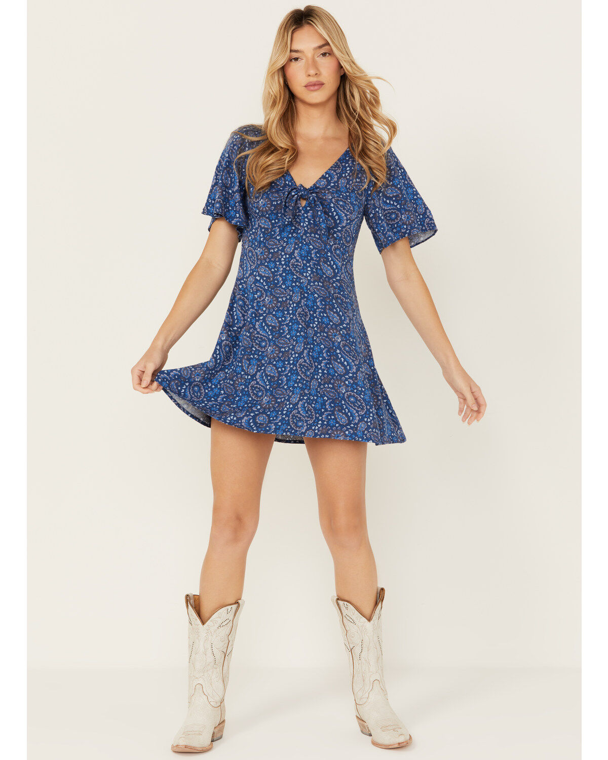 Idyllwind Women's Cardinal Printed Mini Dress