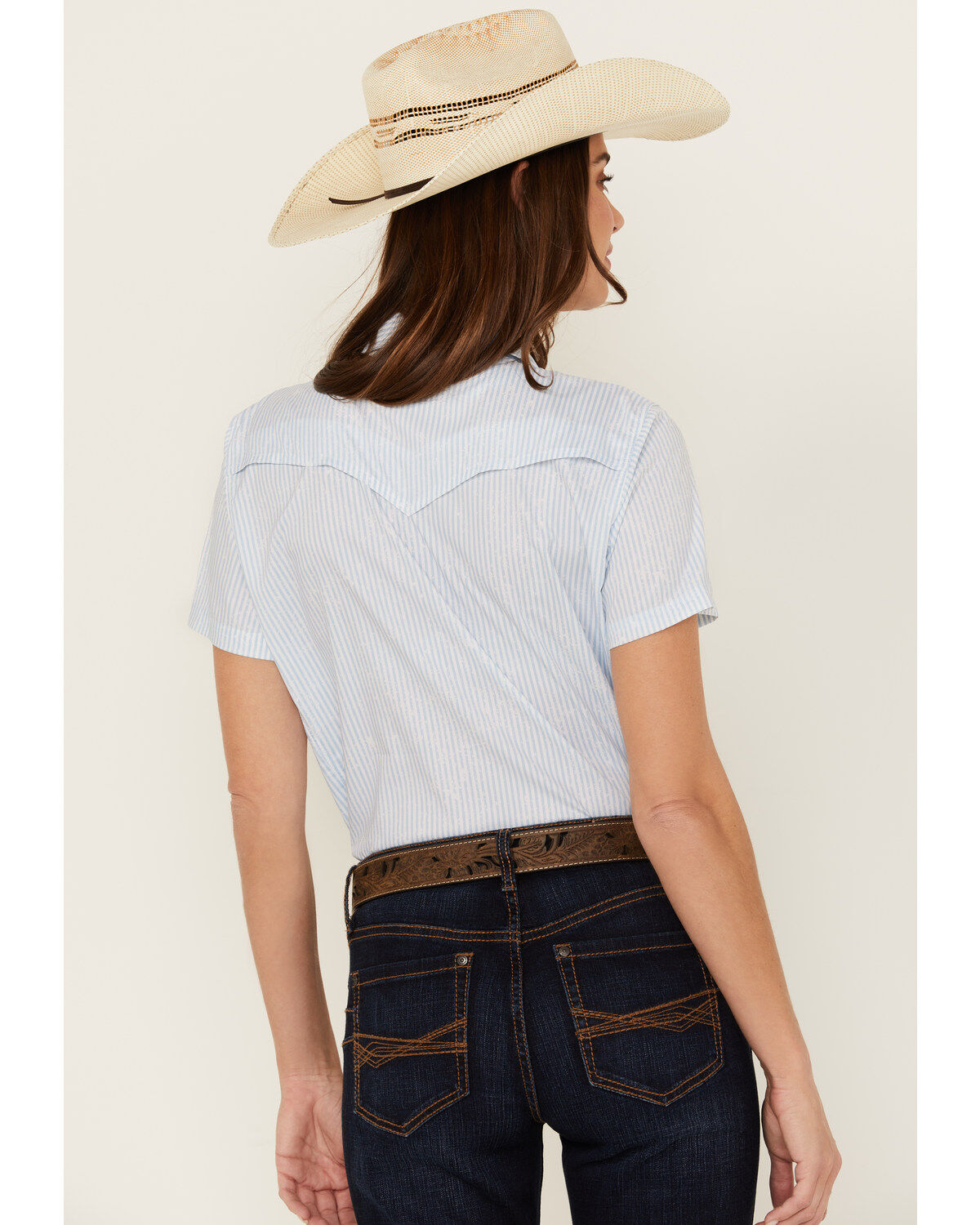 Ariat Women's Striped VentTek Short Sleeve Button-Down Western Shirt