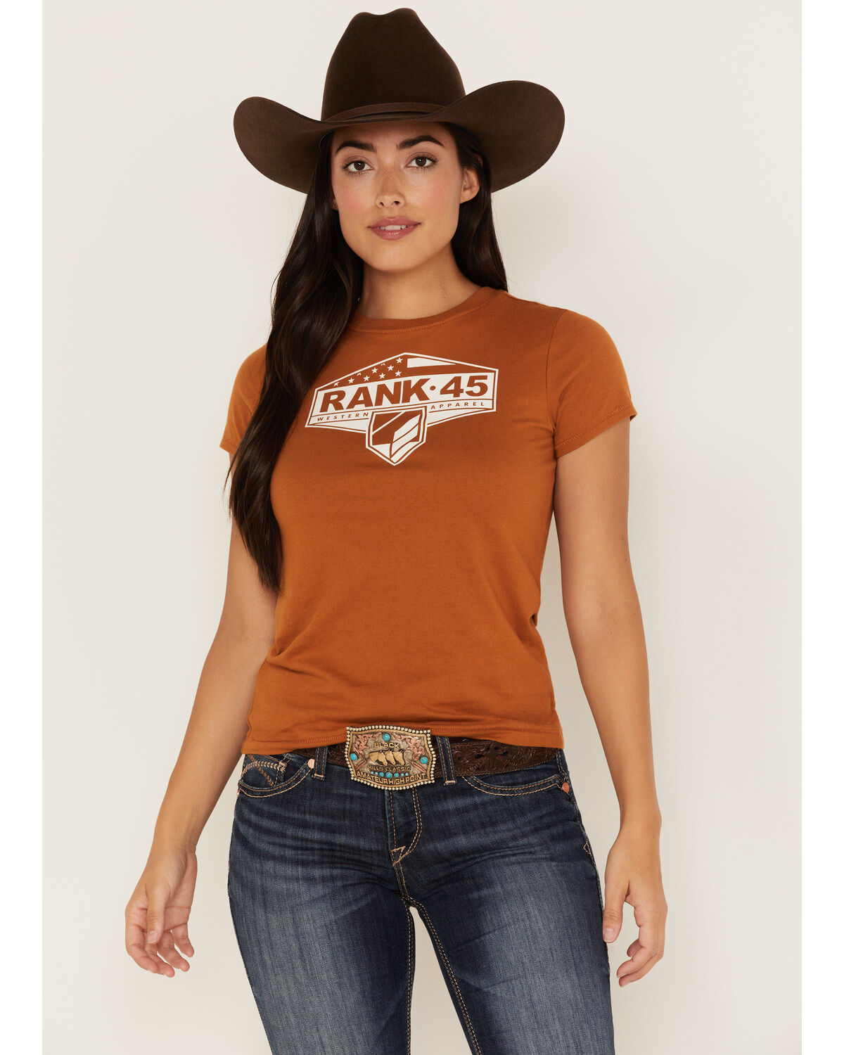 RANK 45® Women's Logo Short Sleeve Graphic Tee