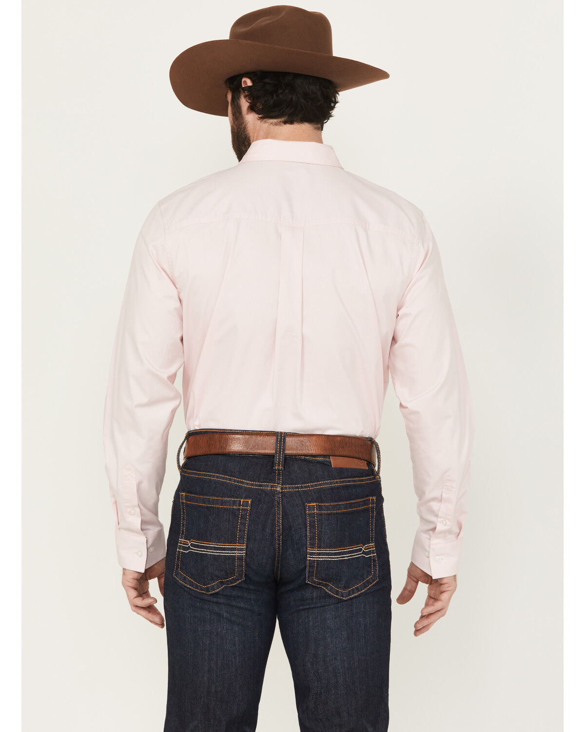 Cody James Men's Performance Twill Solid Long Sleeve Button-Down Stretch Western Shirt