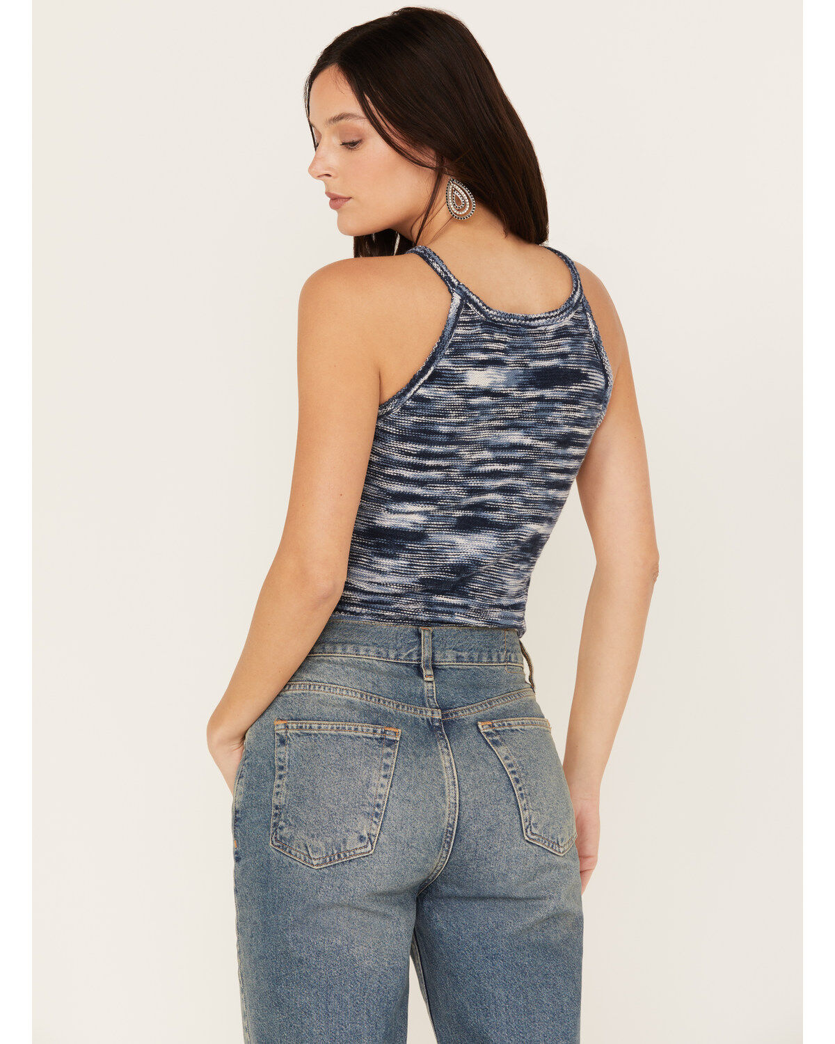 Shyanne Women's Marbled Yarn Sweater Tank