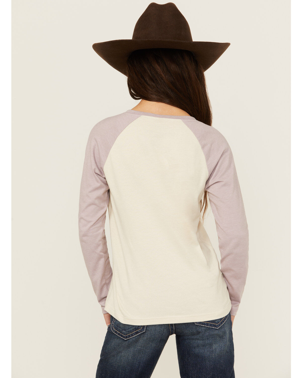 Ariat Girls' Script Baseball Long Sleeve Shirt