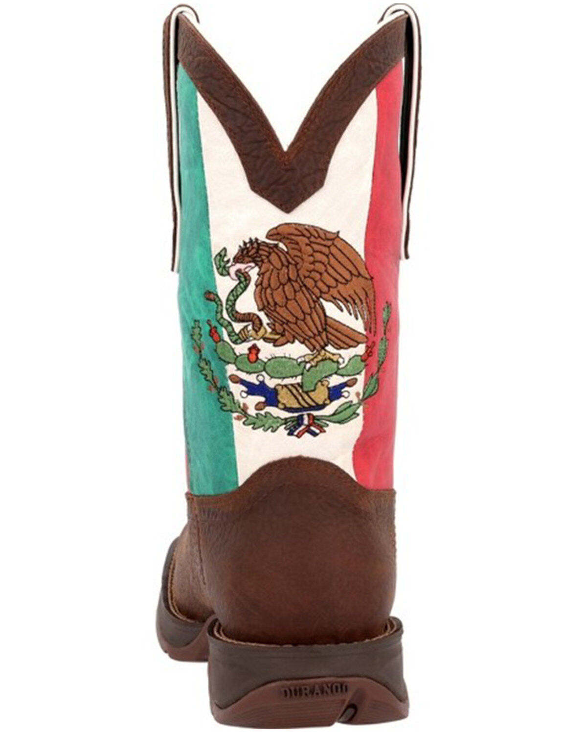 Durango Men's Mexico Flag Western Performance Boots - Steel Toe