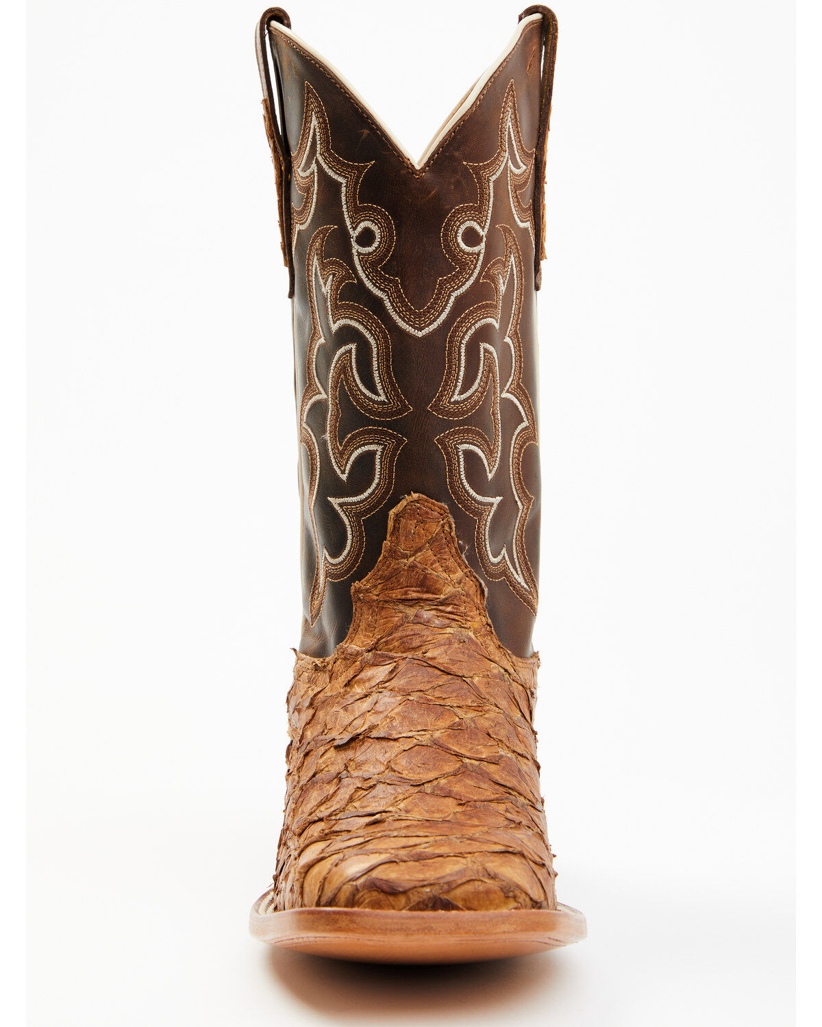Cody James Men's Exotic Pirarucu Skin Western Boots - Broad Square Toe