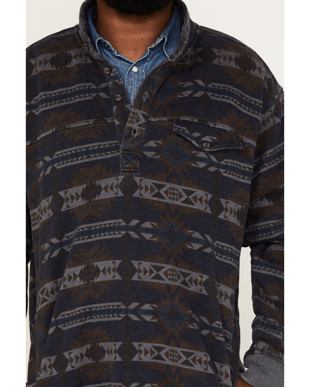 Ariat Men's Overdyed Southwesten Sweatshirt