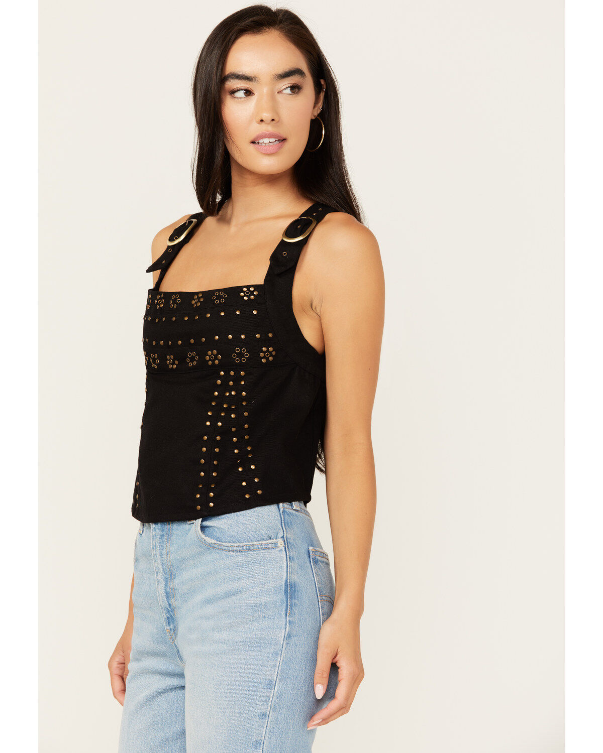Free People Women's Rikki Studded Top
