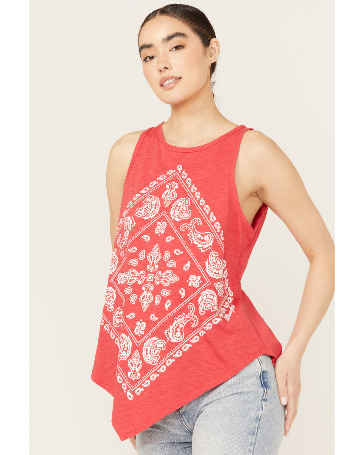 Wrangler Women's Bandana Tank Top